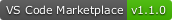 VS Code Marketplace Version